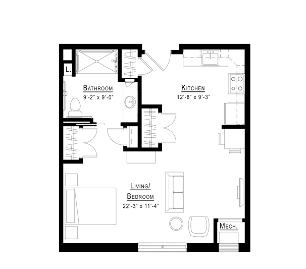 Studio Floor Plan